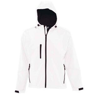 SOLS Mens Replay  Soft Shell Jacket / White